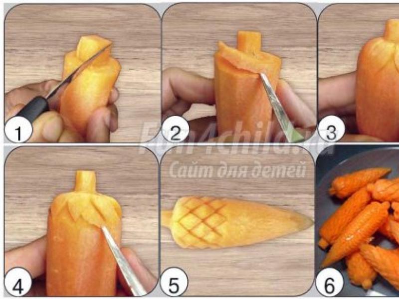 Artisanat de carottes bricolage